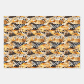 Safari Dieren' Bont Prints Exotisch Modern Inpakpapier Vel (Voorkant)