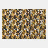 Safari Dieren' Bont Prints Exotisch Modern Inpakpapier Vel (Voorkant 2)