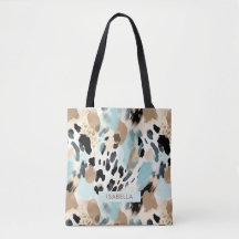 Safari Dieren' Bont Prints Patronen Blauw & Bruin