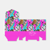Safari Dieren' Bont Prints Patronen Kleurrijke Neo Bedankdoosjes (Uitgevouwen)
