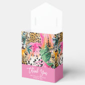 Safari Dieren' Bont Prints Patronen Luipaard Bedankdoosjes (Geopend)