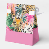 Safari Dieren' Bont Prints Patronen Luipaard Bedankdoosjes (Achterkant)