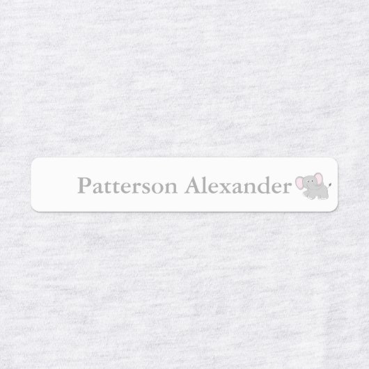 Safari Dieren Dagkleding Labels (Design 2)