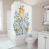 Safari Dieren Douchegordijn (In situ)