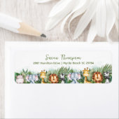 Safari Dieren Etiket (Insitu)