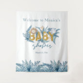 Safari Dieren Exotische Aangepaste Baby Jongen Bab Wandkleed (Voorkant)