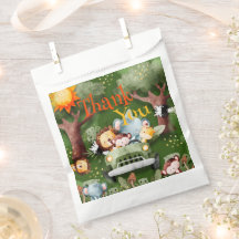 Safari Dieren Gepersonaliseerd Baby shower