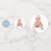 Safari Dieren Gepersonaliseerde Eerste Verjaardag  Confetti (Achterkanten)