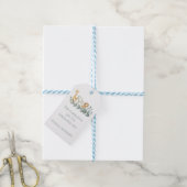 Safari Dieren Griekse Doop Cadeaulabel (Met Touw)