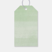 Safari dieren groen goud seksneutraal gunst cadeaulabel (Achterkant)