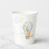 Safari Dieren in Hete Luchtballon Cups Papieren Bekers (Achterkant)