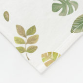 Safari Dieren Jungle Kamer Decoratie Nursery Cute Fleece Deken (Hoek)