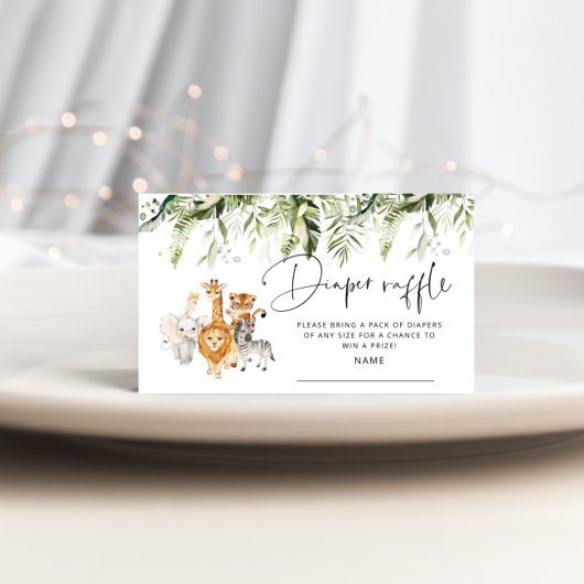 Safari-dieren, kaart van de reiskaartje voor het l