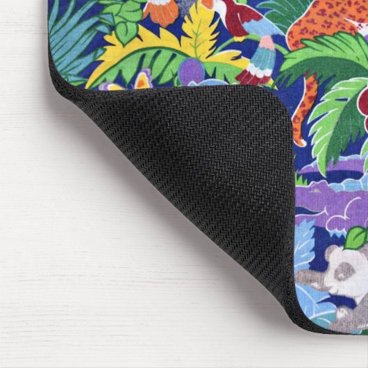 Safari dieren kleurig patroon muismat (Hoek)