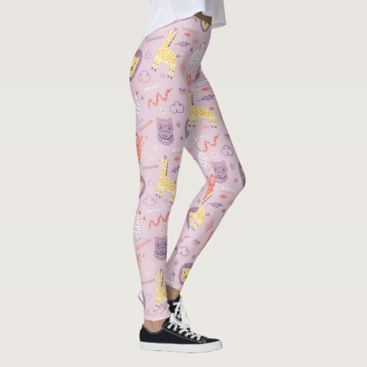 Safari Dieren Leggings (Rechts)