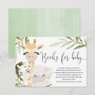 Safari dieren maskers genderneutrale boeken voor b informatiekaartje