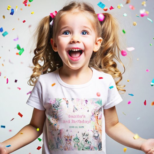 Safari Dieren Meisje Verjaardag