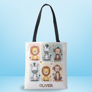 Safari Dieren met een Fantasie Sfeer Tote Bag