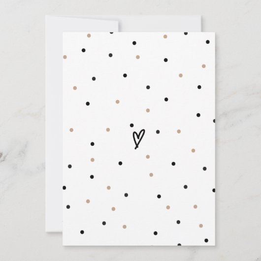 Safari Dieren Modern Baby shower Bedankkaart (Achterkant)