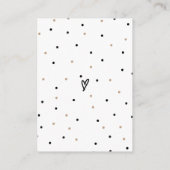 Safari Dieren Modern Baby shower Guesses Spel Informatiekaartje (Achterkant)