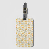 Safari dieren nursery print bagagelabel (Voorkant (verticaal))