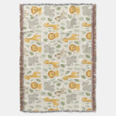 Safari dieren nursery print deken (Voorkant Verticaal)