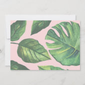 Safari Dieren Oerwoud Dieren Doop Uitnodiging (Achterkant)