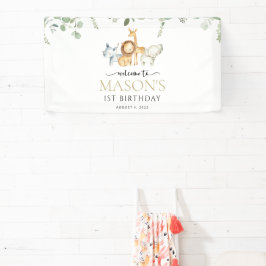 Safari Dieren, Oerwoud, Wild One, Verjaardag Welko Spandoek