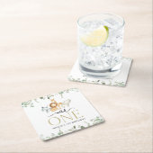 Safari Dieren, Oerwoud, Wilde, Eerste Verjaardag Kartonnen Onderzetters (Insitu)