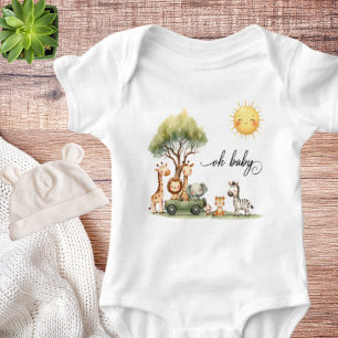 Safari dieren Oh Baby Romper