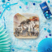 Safari Dieren Party Borden Papieren Bordje (Feest)