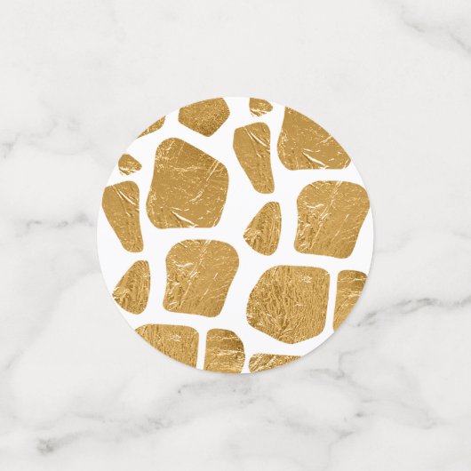 Safari dieren print moderne verjaardagsfeestfoto confetti (Kleine voorkant)