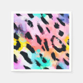 Safari Dieren Print Verjaardagsfeest Servet (Voorkant)