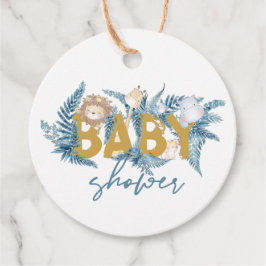 Safari Dieren Schattige Favorieten Baby shower Bedankjes Labels