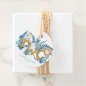 Safari Dieren Schattigee Favorieten 2e Verjaardag Bedankjes Labels (In situ)