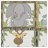 Safari Dieren Stof (Close Up)