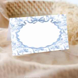 Safari Dieren Stof Stofjemig Blauw Toile de Jouy B Plaatskaartje
