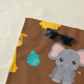 Safari Dieren Strandlaken (In situ)