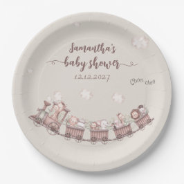 Safari Dieren Train Papieren Bordje