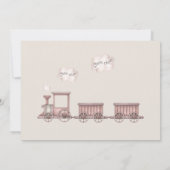 Safari Dieren Trein 2e verjaardag Kaart (Achterkant)