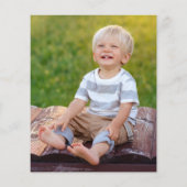 Safari Dieren Twee Wild Budget Foto Verjaardag (Achterkant)