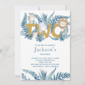 Safari dieren tweede verjaardag kaart (Voorkant)