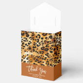 Safari Dieren Vacht Prints Patronen Luipaard Vlekk Bedankdoosjes (Geopend)