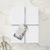 Safari Dieren Verjaardag Cadeaulabel (Met Touw)