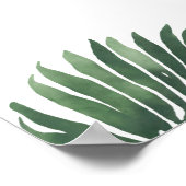 Safari Dieren Verjaardagsfeestje Welkomstbord Poster (Hoek)