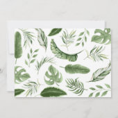 Safari Dieren Verjaardagsfoto Bedankkaart (Achterkant)