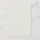 Safari dieren waterverf baby shower kaart (Achterkant)