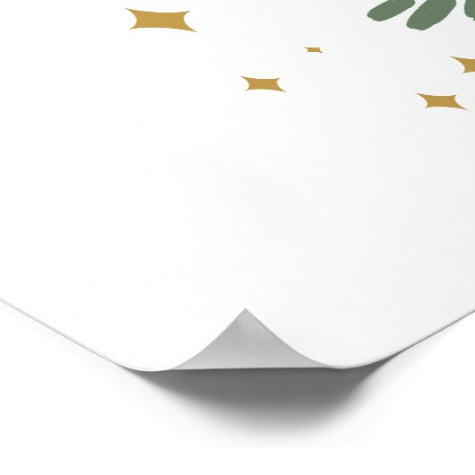 Safari Dieren Welkom Poster (Hoek)