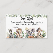 Safari Dieren Wild Een baby shower