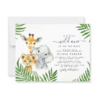 Safari Dieren Wild Eén geslachtsneutraal Baby show